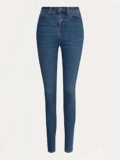 Indigo Wash Skinny High Waisted Jeans – Sizes 8-24 – Free C&C