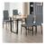 Indoor Living Colorado Emily 4 Seater Dining Set Grey