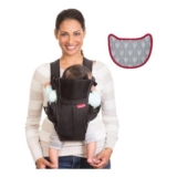 Infantino Swift Classic Baby Carrier: 2 Ways, Wonder Bib, Black
