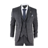 Infinity 3 Piece Tweed Suit Peaky Blinders 1920s Gatsby Tailored Fit