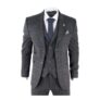 Infinity 3 Piece Tweed Suit Peaky Blinders 1920s Gatsby Tailored Fit