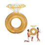 Inflatable Diamond Ring Pool Float for Adults