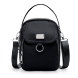 Innfttwo Crossbody Bag for Women with Multiple Pockets, Black