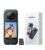 Insta360 X3 Waterproof Camera – 5.7K 360, 72MP Photos, AI Editing, Streaming, 64GB Card sold & FB Camera Centre UK
