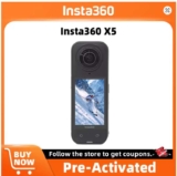 Insta360 X5 1/1.28 Sensors Action Camera 8K30fps 360 Video w/code sold by Photography Online