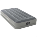 Intex 64112 Dura-Beam Standard Series Prestige Mid-Rise Twin Air Mattress with Fastfill USB Powered Internal Air Pump