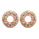 Intex Sprinkle Donut Tube Toy, Nylon, 39in X 25in, Pack-2