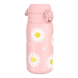 Ion8 Vacuum Insulated Stainless Steel Water Bottle, 320 Ml, Daisies