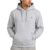 Iron Mountain Mens Fleece Hoodie in Light Grey – Size M