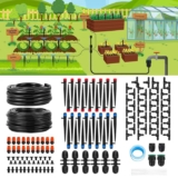 Irrigation System Kit Garden Watering System, 145pcs with 12m Main Tubing 60m Thin Tubing – Sold by Xiamen Ecommerce FBA