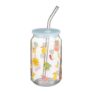 Isle Life Glass Cup with Straw