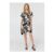Izabel London Multi White Printed Short Sleeve Short Shift Dress