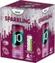 J2O Sparkling Apple & Raspberry 250ml Can (Pack of 4)