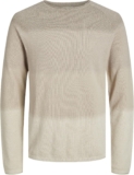 JACK & JONES Mens Melange Sweater Long Sleeve Cotton