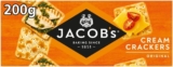 JACOBS Original Cream Crackers, 200g (Pack of 1)