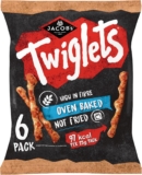 JACOBS Twiglets Original Baked Snacks Multipack 6x23g, 138g