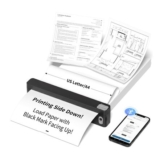 JADENS Portable US Letter Thermal Printer with Bluetooth Inkless Printing