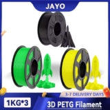 JAYO 3Rolls 3D PETG Filament 1.75mm /-0.02mm PETG Printer Filament with code – 3DJIAWEI Global Store