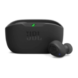 JBL Wave Buds In-Ear Wireless Earbuds with IP54 and IPX2 Waterproofing, Powerful Bass and 32-Hour Battery Life, Black (Prime Deal)