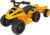 JCB Battery Operated Mini Quad with Trailer Electric Powered Construction Ride on Car for Children Ages 3 Includes Detachable Trailer