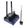 JEHONN Dustpan and Brush Set Long Handled,