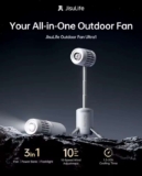 JISULIFE Multifunctional 3 in 1 Portable Wireless Ceiling Camping Fan Rechargeable 13500mAh Battery with code at JISULIFE Official Store