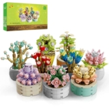 JMBricklayer Succulent Plants Botanical Building Blocks Set, 9 Plants (750Pcs) – Sold by JMBricklayer / FBA