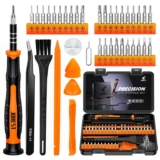 JOREST 40Pcs Precision Screwdriver Set, Mini Tool Kit with Security Torx T5 T6 T8 T9, Triwing Y00, Star P5, R