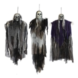JOYIN 3 Pack Hanging Halloween Skeleton Ghosts Decorations