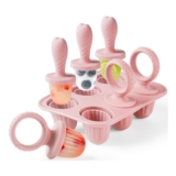 JRISBO Silicone Popsicle Moulds for Kids, 6x17ml, Teething Sticks