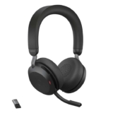 Jabra Evolve2 75 Wireless PC Headset with 8-Microphone Technology and Advanced Active Noise Cancellation – Prime Exclusive
