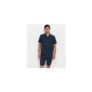 Jack & Jones Navy Cotton Waffle Texture Resort Shirt