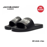 Jack & Jones Ollie Mens Sliders Black