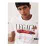 Jack & Jones Oversized T-Shirt with Car Print in White.