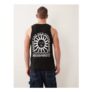 Jack & Jones Oversized Vest with Sun Back Print