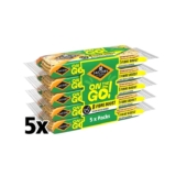 Jacobs On The Go Fibre Boost Black Seed & Quinoa Wholegrain Crackers 5 x 40g