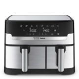 Jamie Oliver by Tefal, Easy Fry Dual Drawer Air Fryer, 2 Drawers, 8.3L