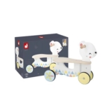 Janod Pure Bear Wooden Ride-On Carrier For 12 Months Plus
