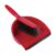 Jantex Soft Dustpan & Brush Set – Red