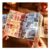Japanese Retro Sea Sticker Book with 30 Vintage Food Stickers