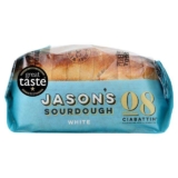 Jasons Sourdough White Ciabattin Bread 580g / Jasons Sourdough Grains & Seeds Ciabatt Bread (Nectar Card)