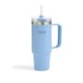 Jasper Blue Tumbler with Straw