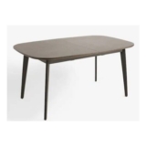 Jasper Conran London Dark Oak Aden 6 to 8 Seater Extending Dining Table