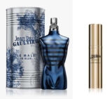 Jean Paul Gaultier Le Male in Blue eau de parfum for men free gift JPG 10ml spray – with code Via App