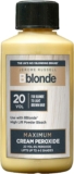 Jerome Russell Bblonde Maximum Lift Cream Peroxide 20 Vol – Permanent Blonde Hair Dye for Blonde to Light Brown Hair Colour & Bleach with 6% Peroxide & Avocado Oil, Lifts 4-5 Shades, 75ml