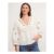 Jess Embroidered Broderie Shirt White
