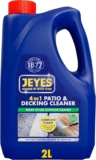 Jeyes 4 In 1 Patio & Decking Cleaner, Patio Cleaner Fluid for Paths, Drives, Decking & Fencing – Outdoor Disinfectant Liquid or Pressure Washer Detergent – Tackles Dirt, Algae & Stains (2 Litre)