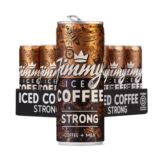 Jimmys Iced Coffee Strong Slimcan Multpack Flat White Espresso