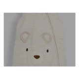 JoJo Maman Bb Cream Bear Appliqu 2.5 Tog Sleeping Bag