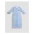 JoJo Maman Bebe Blue or Pink Bear Ribbed Velour 3.5 Tog Toddler Sleeping Bag